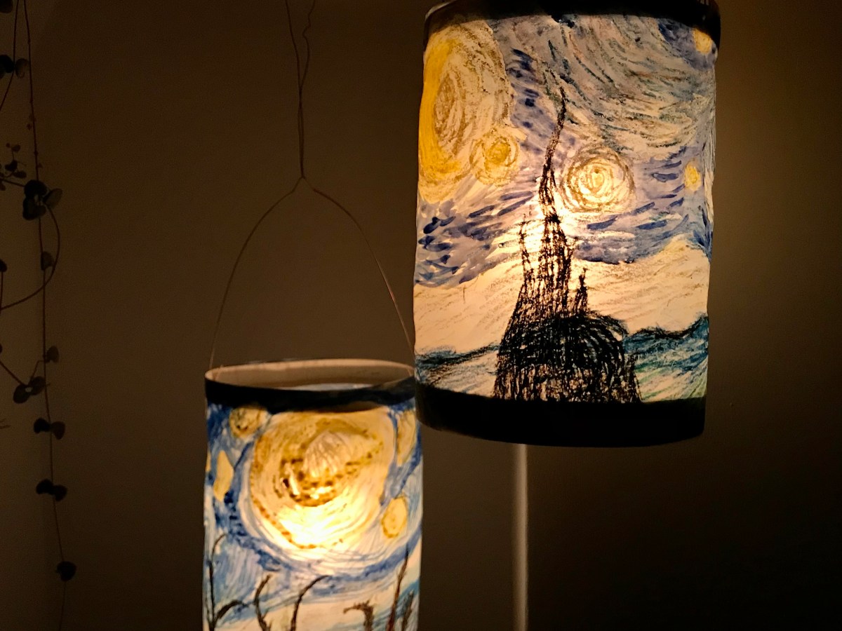 Van Gogh lanterns on St. Martin’s day – Des lanternes Van Gogh à Saint Martin